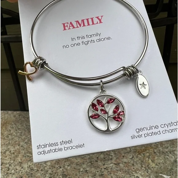 Unwritten Jewelry Nwt Unwritten Genuine Crystal Family Tree